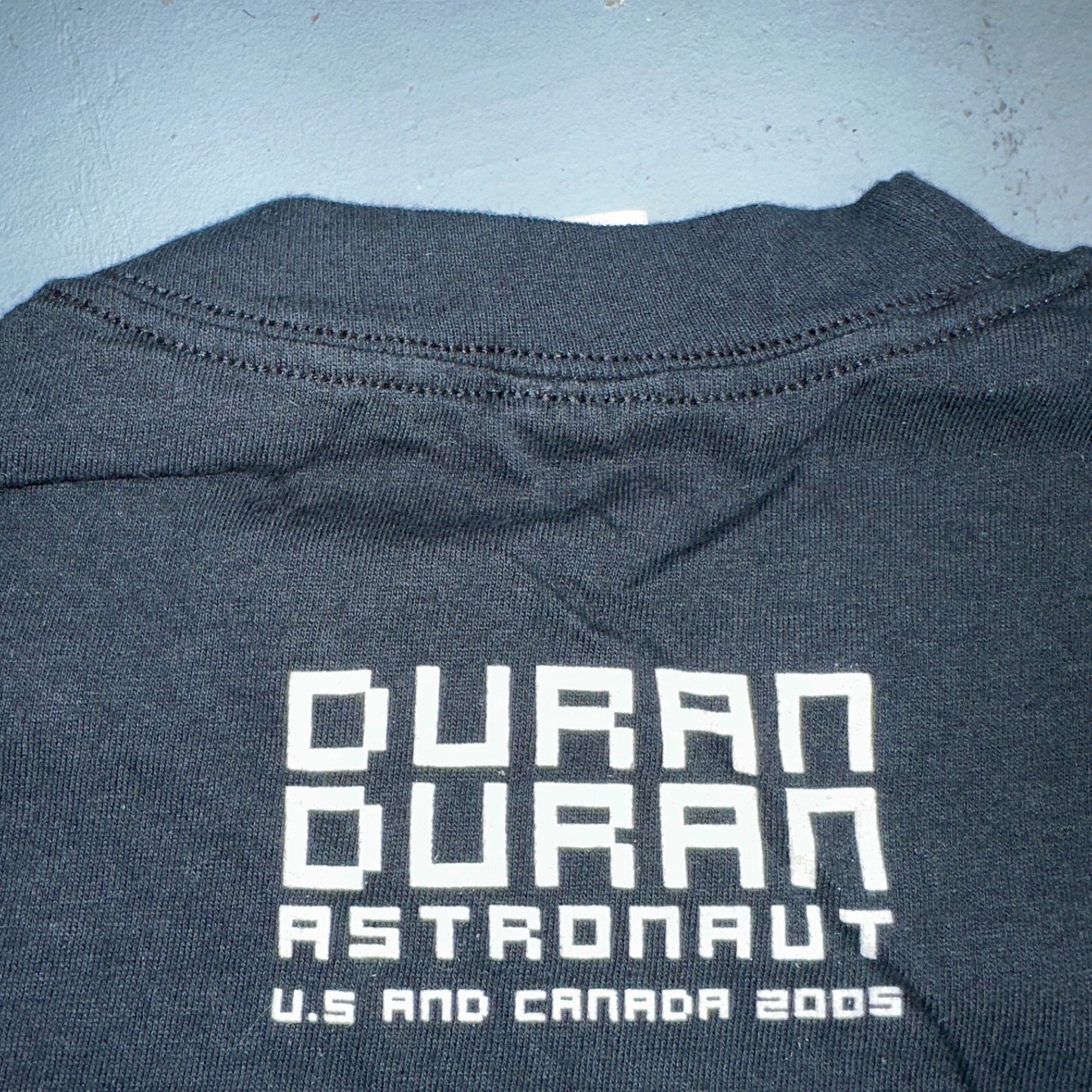 Duran Duran 2005 USA Tour Black VTG T Shirt Y2K Music Band Promo Concert Dance