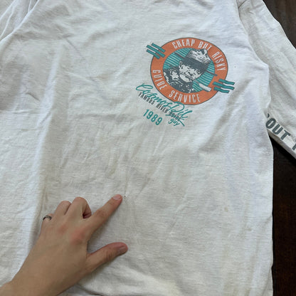 Oneita VTG T Shirt Cosmos Dil Famous River Guide Oregon Hiking Travel Funny