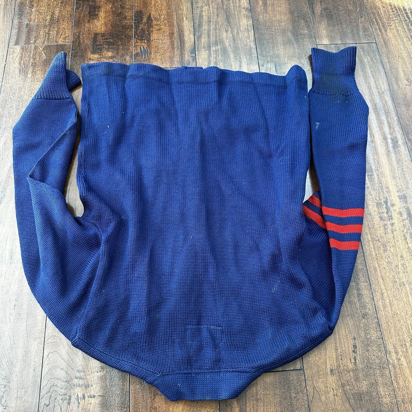 Vintage Men's Varsity Letter Sweater 50s Cardigan Grewe Sz 40 Rockabilly Wool