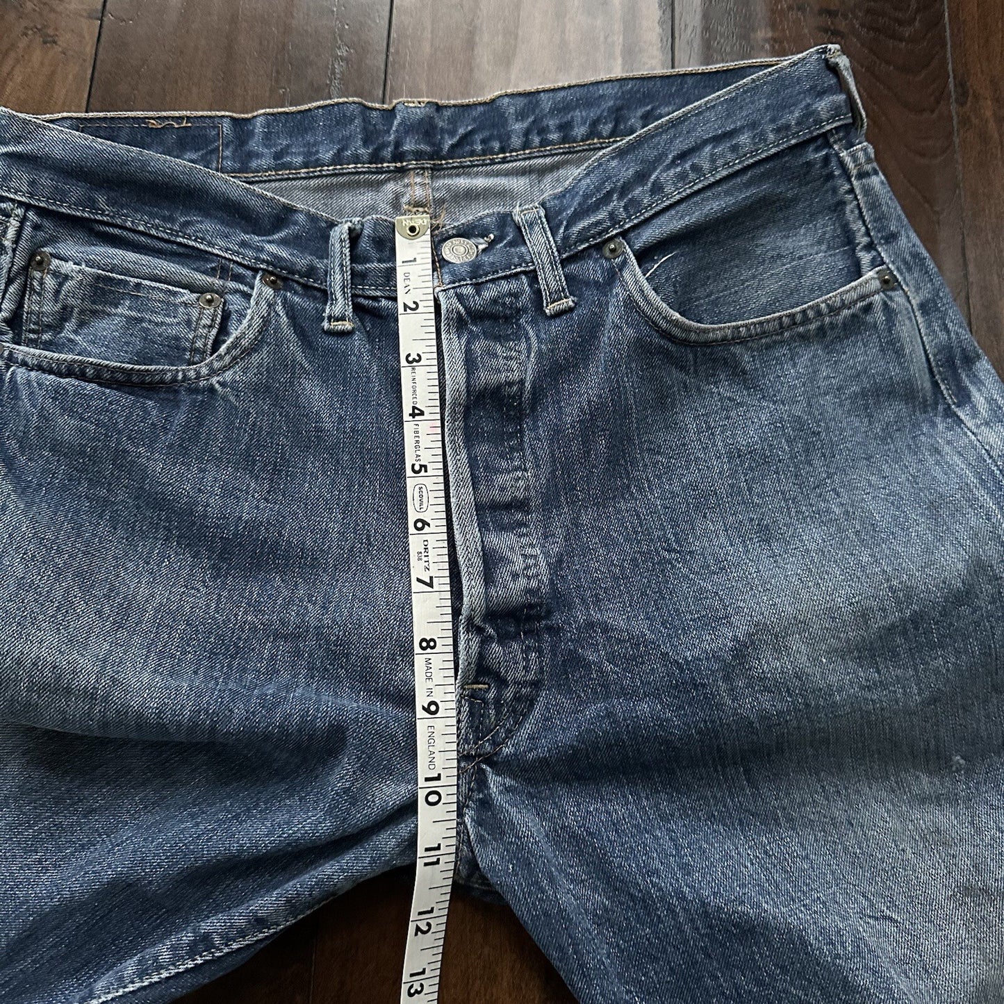 Levis 501 XX Big E True Vintage 60s Redline Selvedge Denim Jeans 1960s 32x28 31