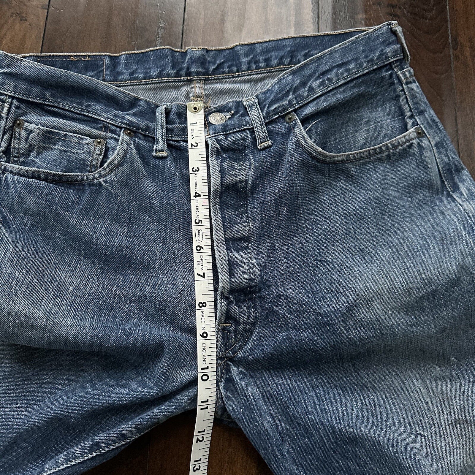 Levis 501 XX Big E True Vintage 60s Redline Selvedge Denim Jeans 1960s 32x28 31