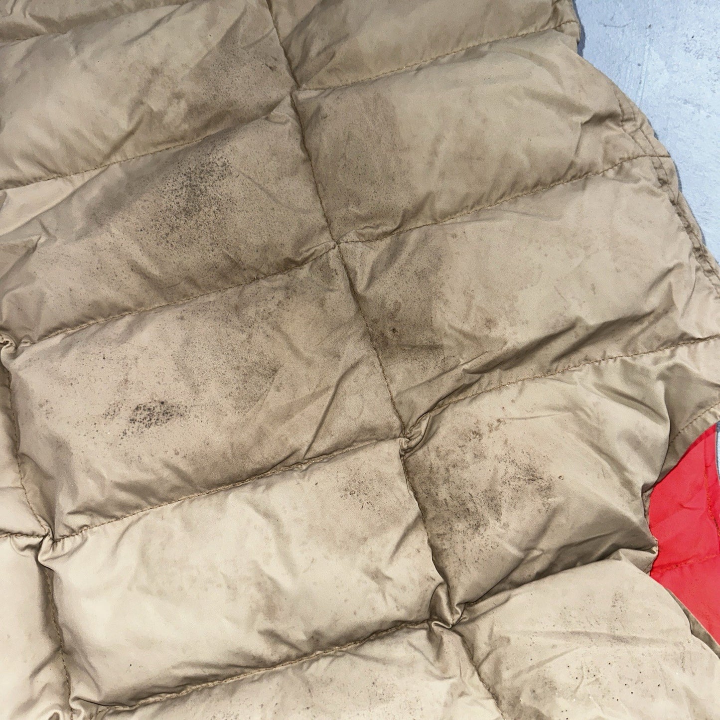 Vtg Pioneer Sportswear M 60s Union Reversible Tan Blaze Orange Canada Down Vest