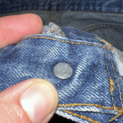 Levis 501 Vintage 80s Redline Selvedge USA XX Jeans Med Wash 32x32 Act 30x29