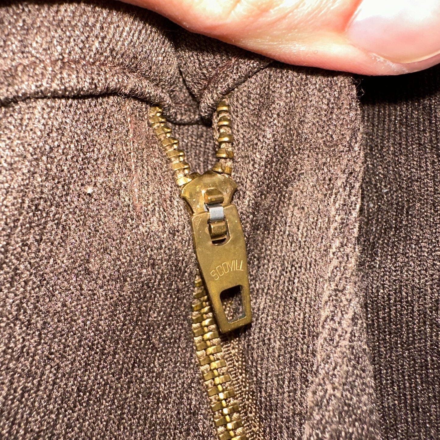 Levis 70s USA 517 36x31 Bootcut Pants Brown Polyester Slacks Vintage 35x30