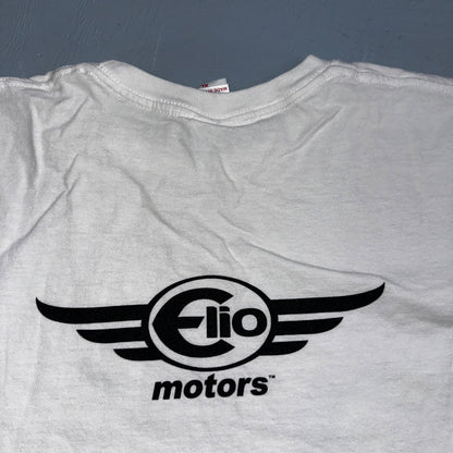 Elio Motors Racing Project VTG T Shirt Y2K Nascar Promo Cars Race Sports XL