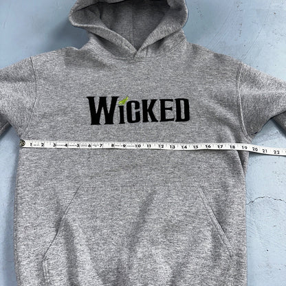 Wicked Hoodie Gildan Y2K Small Vintage 00s Wizard Of Oz Musical Promo Sweatshirt