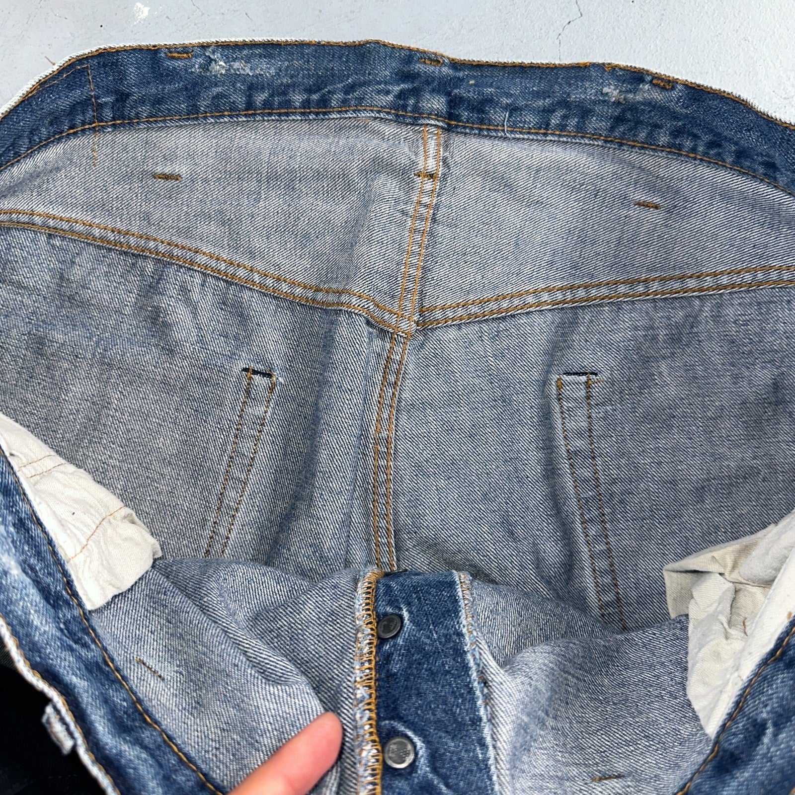 Levis 501 Vintage 70s SS Redline Selvedge USA XX Jeans Med Wash 48x30 Act 44x26