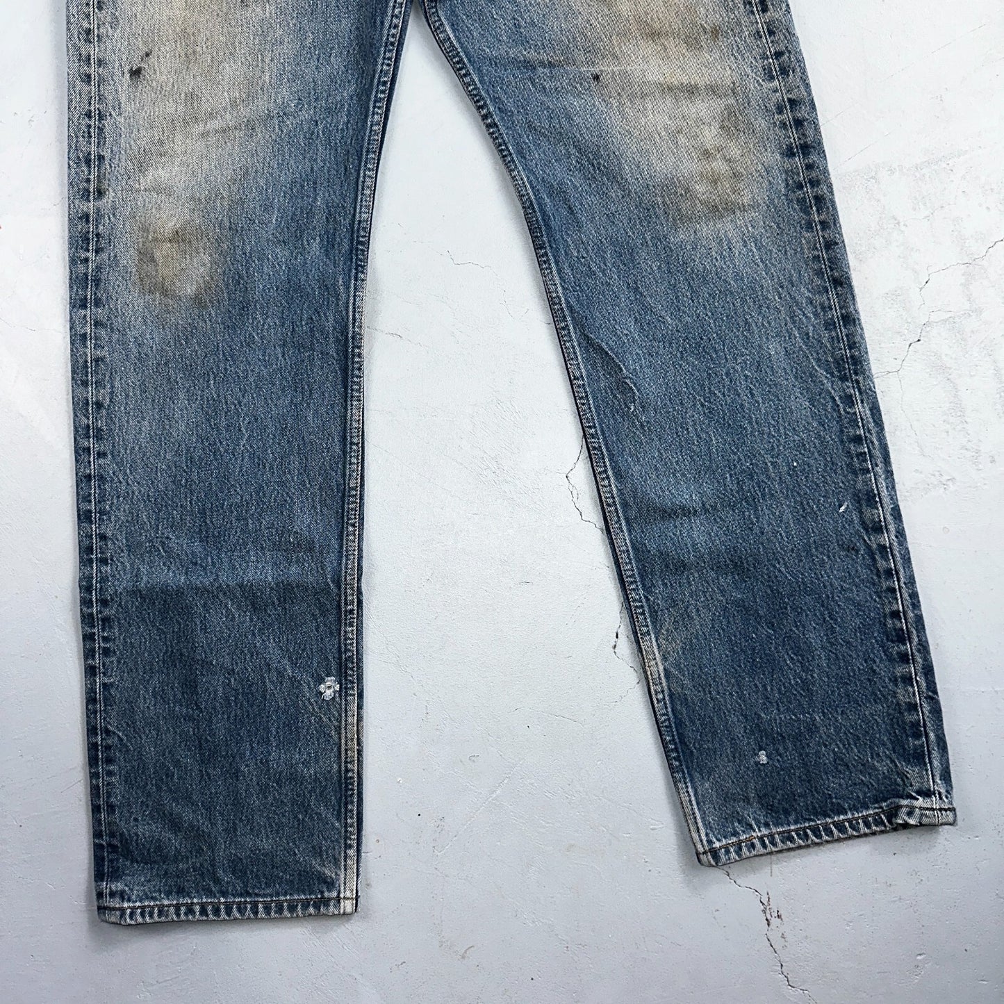 Levis 501 Vintage 90s XX Straight Leg Jeans Y2K Blue Med Wash 36x38 Act 34x33