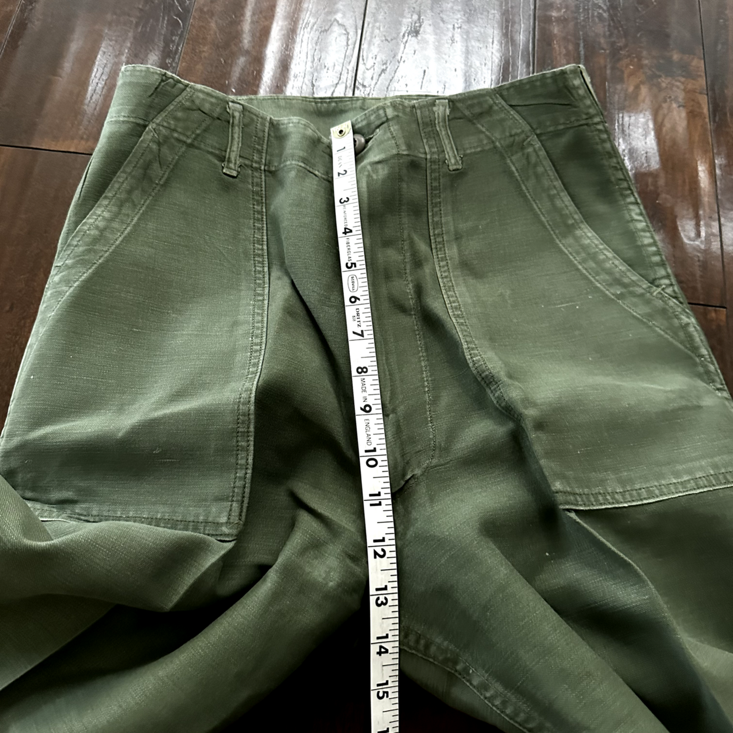 US Army OG-107 Fatigue Pants Trousers 1960s 32x33 Type I DSA-100 Post WWII Camo