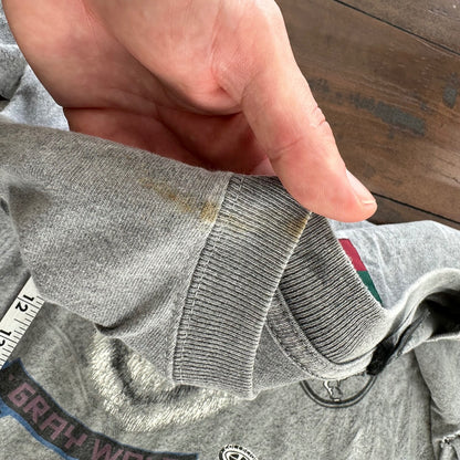 Wolf Vintage T Shirt Gray Crop 90s Single Stitch Animal Republic Lost Rap Music