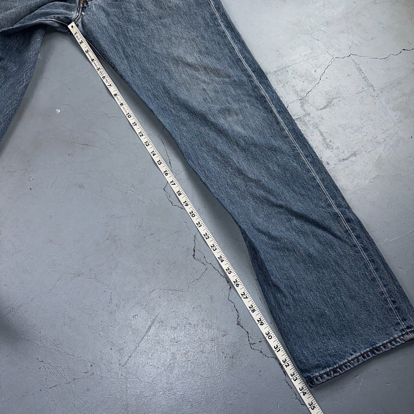 Levis 501 Vintage Y2K 90s XX Straight Leg Jeans Blue Light Wash 38x34 Act 37x34