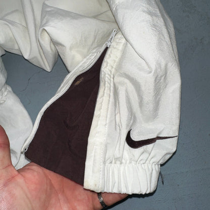 Nike Jacket Vintage 90s Challenge Court Tennis Vest Removable Sleeves RARE White