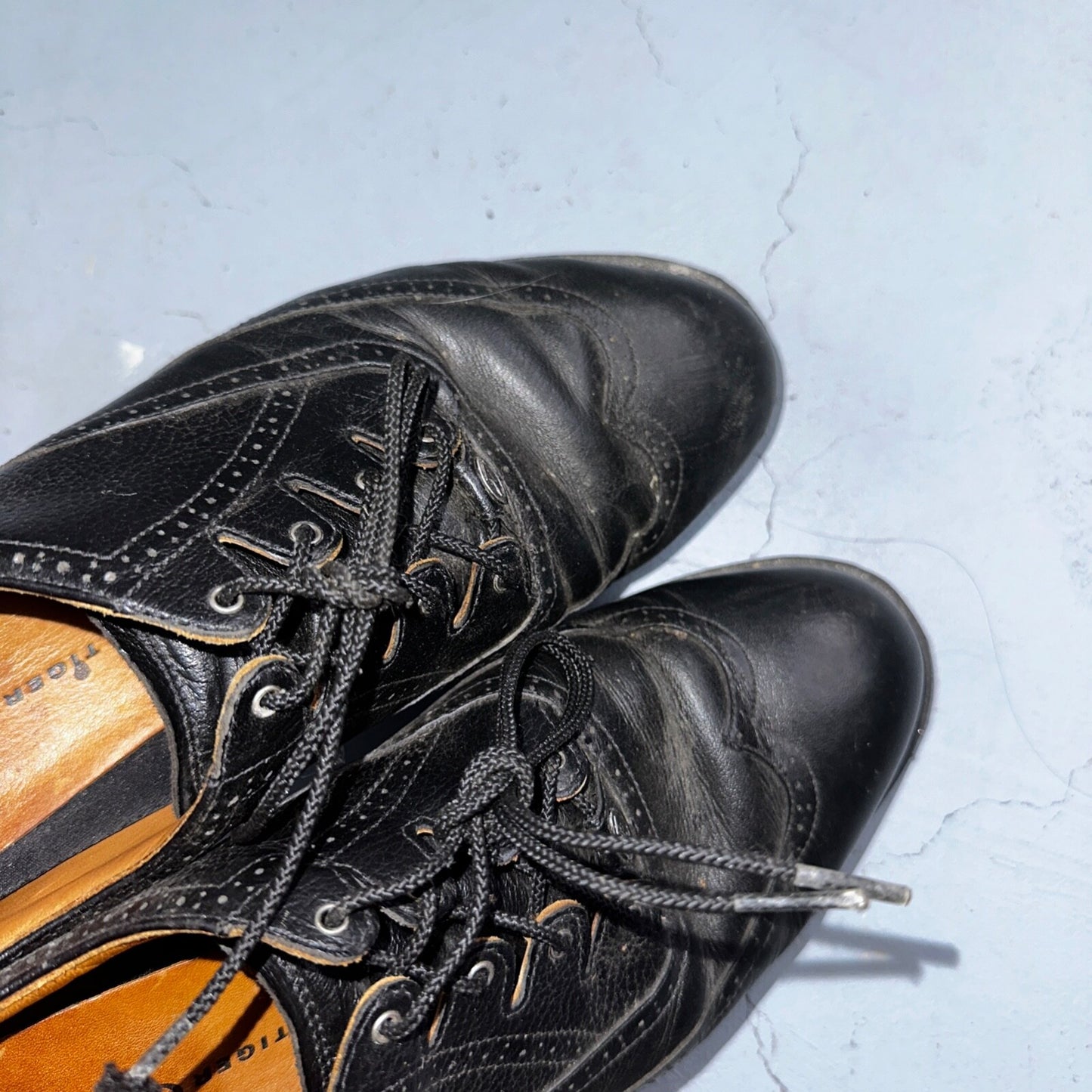 VTG Nike Kempshall Last Golf Shoes Mens 10 Black 90s 1998 Tiger Era Needs Clean