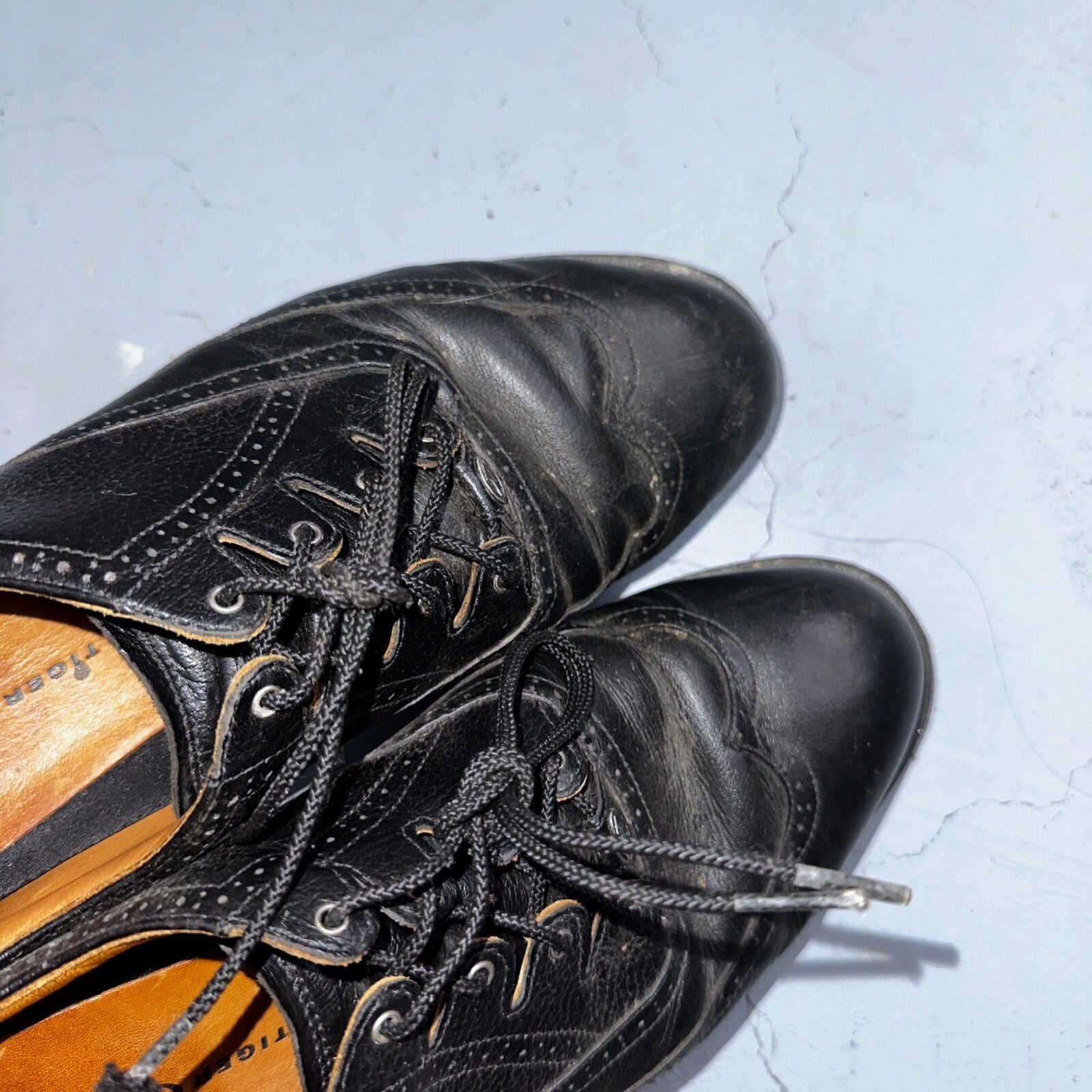 VTG Nike Kempshall Last Golf Shoes Mens 10 Black 90s 1998 Tiger Era Needs Clean