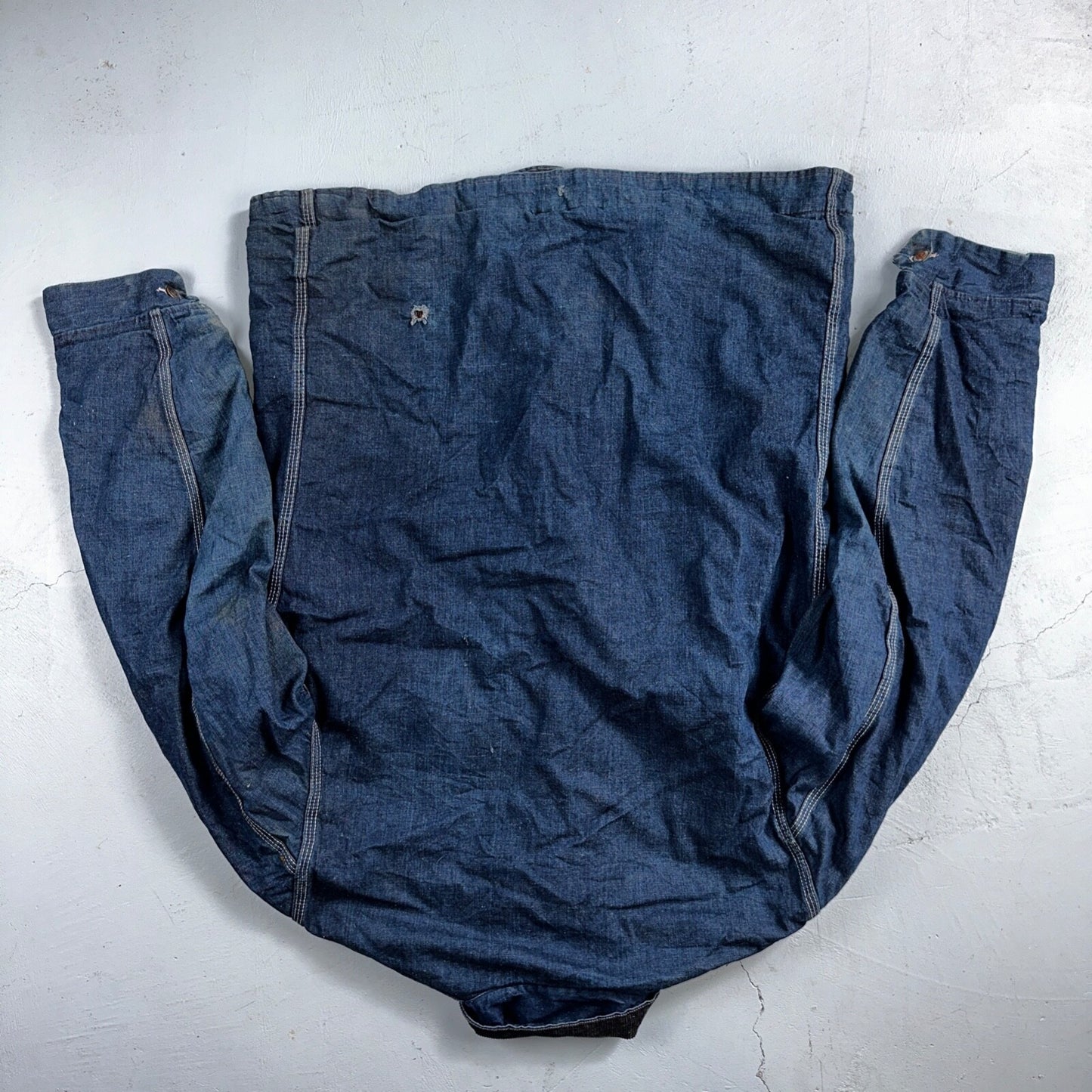 Vintage 60s Hercules Sears Roebuck And Co Denim Chore Jacket Coat Lined Detroit