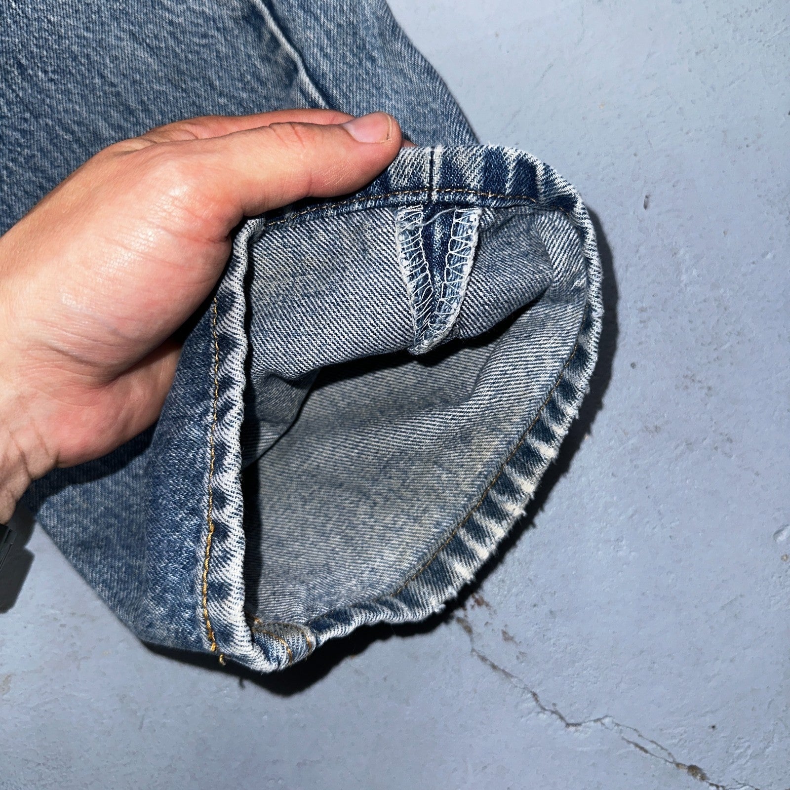 Levis 501 Vintage Y2K 90s XX Straight Leg Jeans Blue Light Wash 36x34 Act 33x30