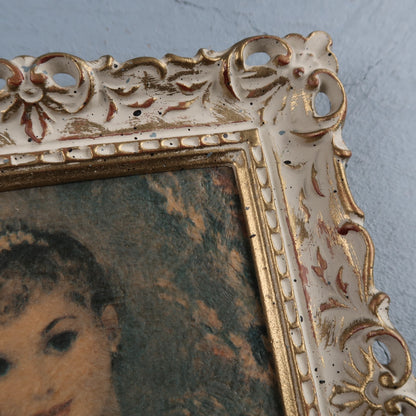 Vintage Garden Party Parisian Lady Print by Cydney Grossman 1950's Art Cute