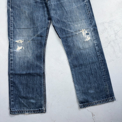Levis 501 Vintage Y2K XX Straight Leg Jeans Blue Med Wash 34x34 Act 33x27