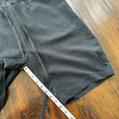 Forever 21 Simple Basic Pattern Romper In White Size L Charcoal Grey/Black