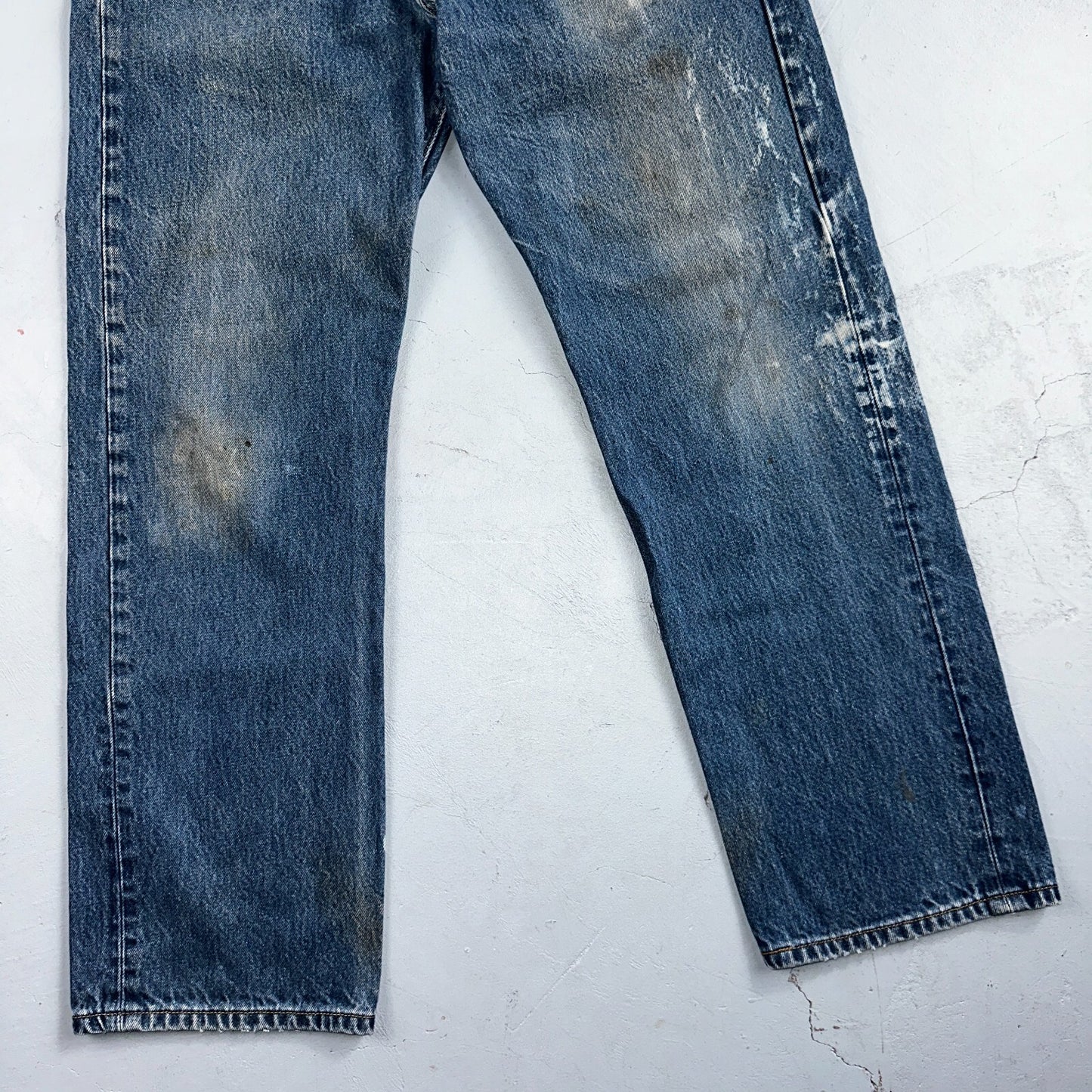 Levis 501 Vintage Y2K XX Straight Leg Jeans 90s Blue Med Wash 35x33 Act 33x29