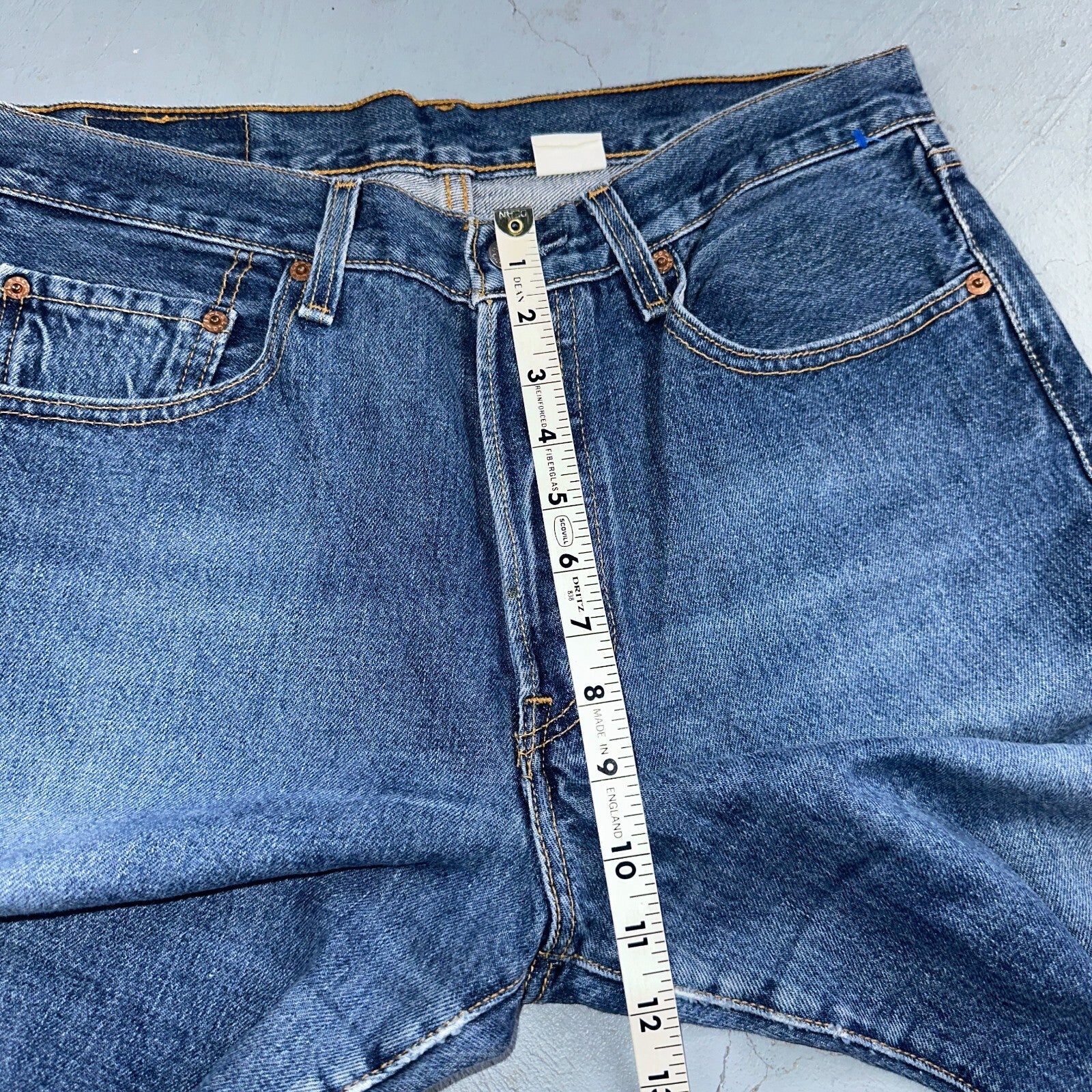 Levis 501 Vintage 90s XX Straight Leg Jeans Y2K Med Wash 33x32 Act 32x31