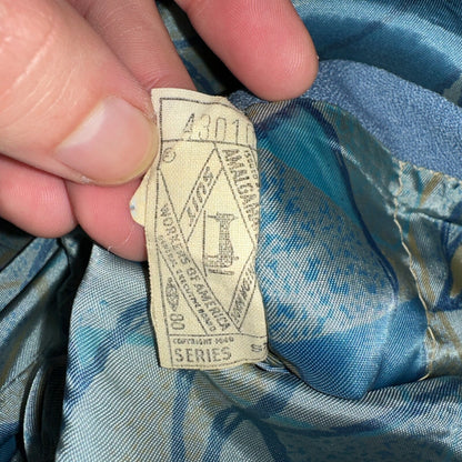 VTG 1960s Mens 2 PC Suit 42 Jacket Coat Pants 60s Lions Den Rockabilly Side Belt