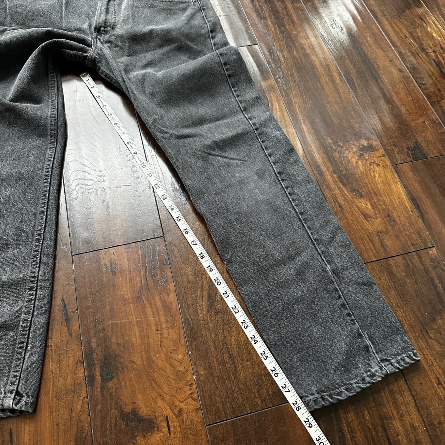 Vintage 90s Levis 505 34x30 Made In USA Tag Jeans Faded Grey 501 80s 31x28