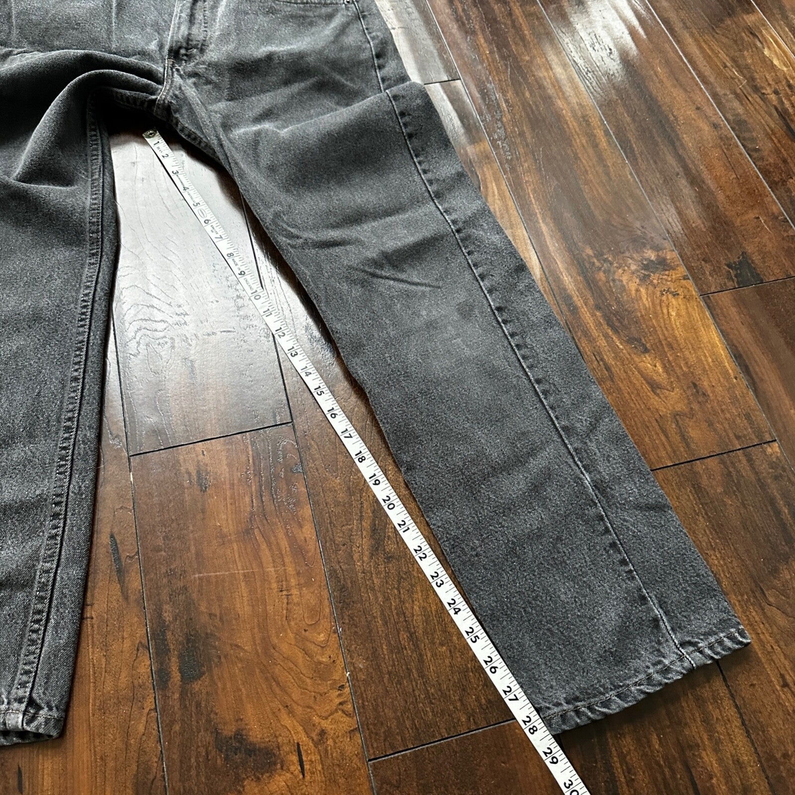 Vintage 90s Levis 505 34x30 Made In USA Tag Jeans Faded Grey 501 80s 31x28