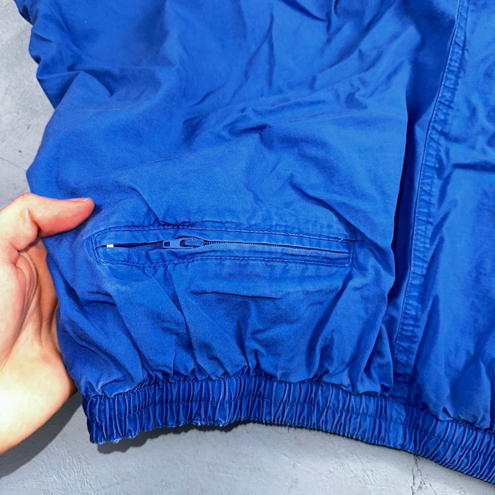 Columbia VTG Shorts Mens Large Blue Lined Trunks Nylon Shell Hike 4 in