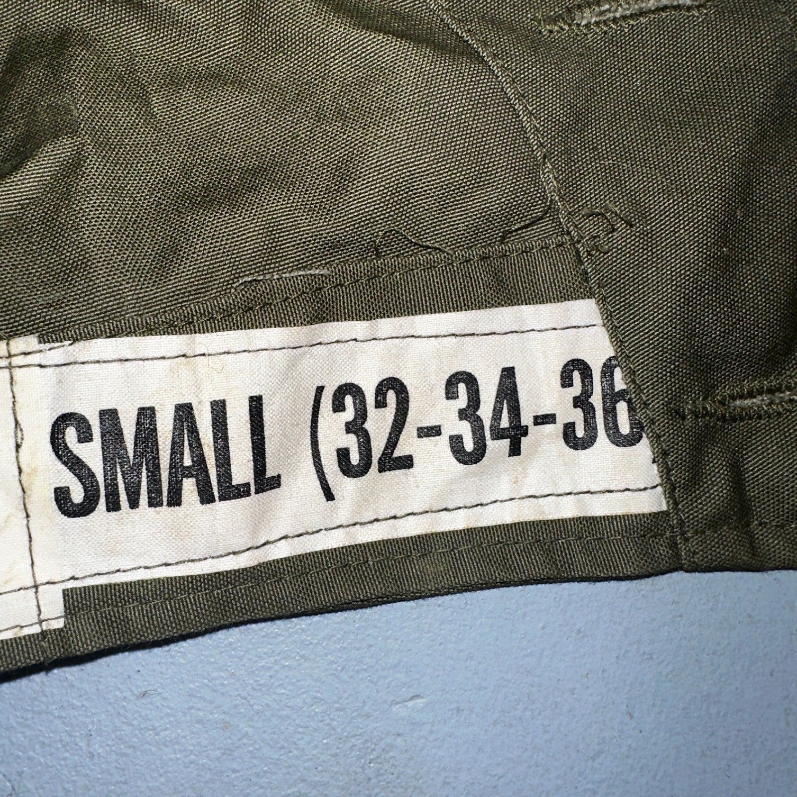 WWII US Army M1951 Field Jacket Hood Small 32–36 QM Depot 1944 Dated Original