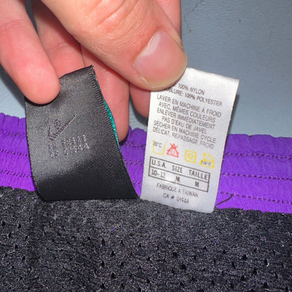 Nike ACG VTG Swim Trunk Mens M Black Cargo Pocket Outdoor Hiking Elastic 90s