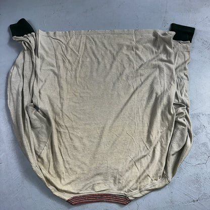 Penneys Vintage 60s Green Long Sleeve T Shirt Top Size Large Rockabilly 1960s