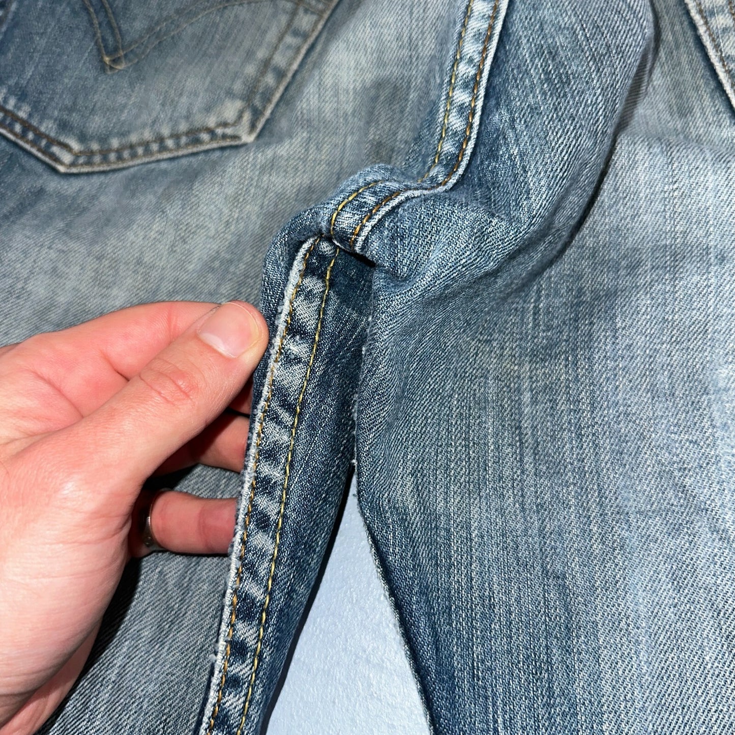 Levis 501 Vintage Y2K XX Straight Leg Jeans Blue Med Wash 34x34 Act 33x30