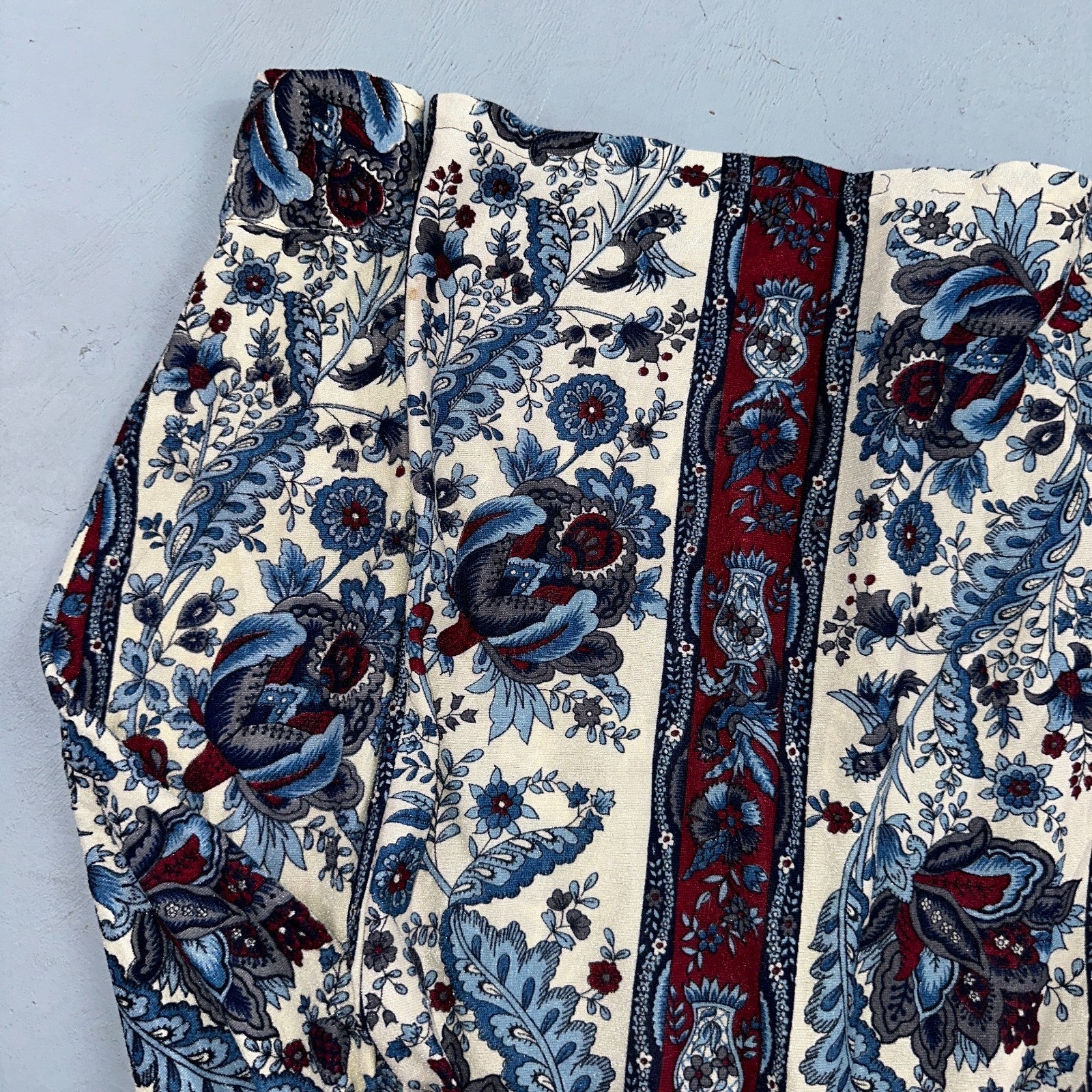 VTG 70s Disco Shirt Men’s Size Small Original 1970s Paisley Floral Rockabilly