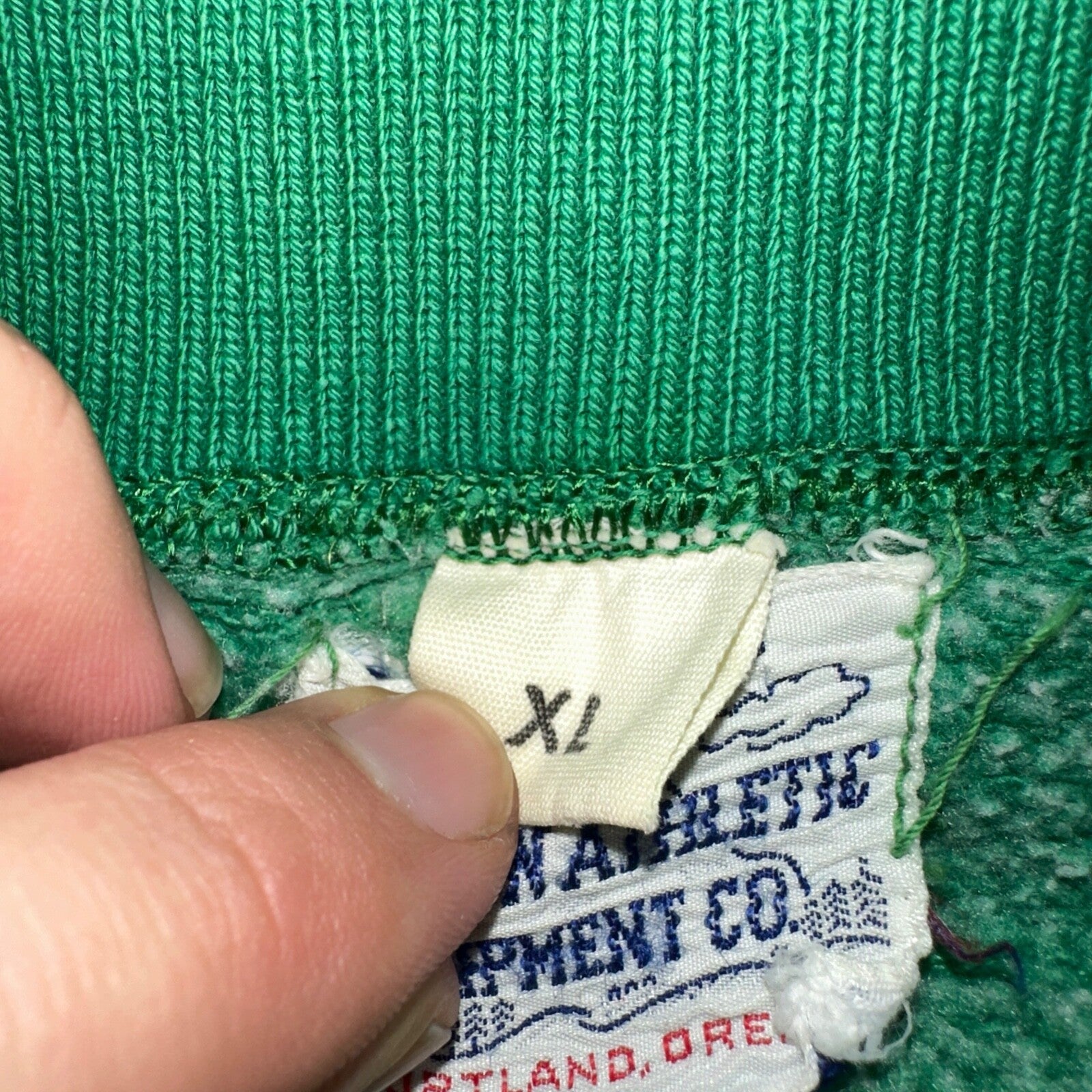 VTG 60s Oregon Track Sweatshirt Champion 1969 Drakes Rockabilly Ducks Polo Zip