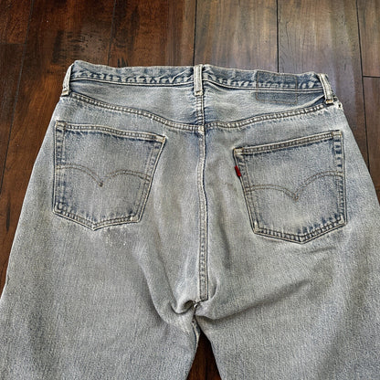Levis VTG 70s SS Redline Selvedge USA 501 XX Jeans 66 80s 38x33 Act 34x27 CUT