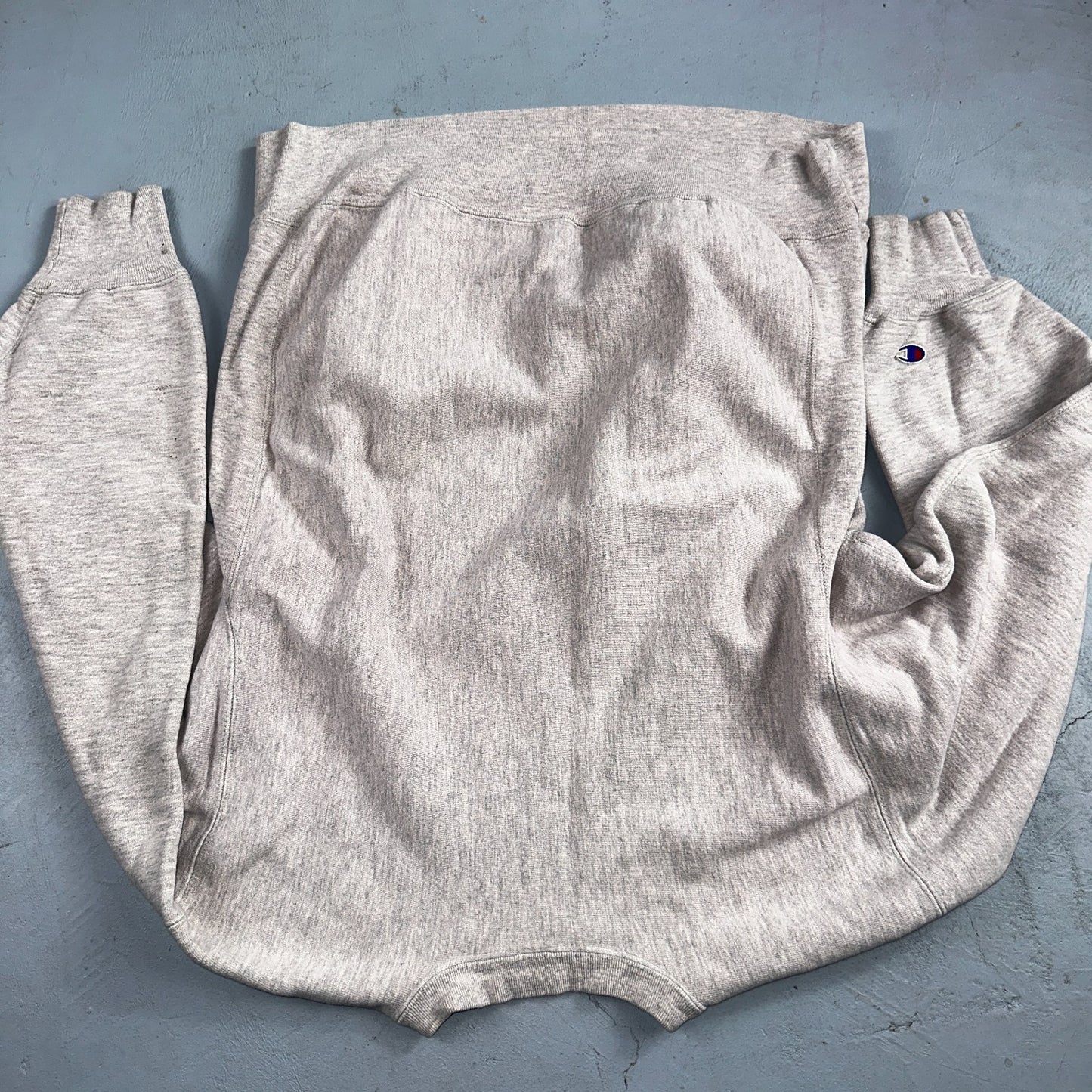 VTG 80s Champion Reverse Weave Crewneck Sweatshirt Gray USA XL Lion Sun Motif