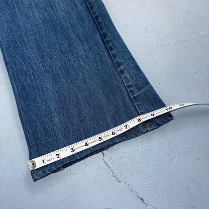 Levis 646 Vintage 70s USA Orange Tab Bootcut Flare Blue Bell Bottom Jeans 34x31