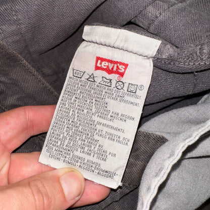 Levis 501 Vintage Y2K 90s XX Straight Leg Jeans Gray Light Wash 28x30 Act 27x28