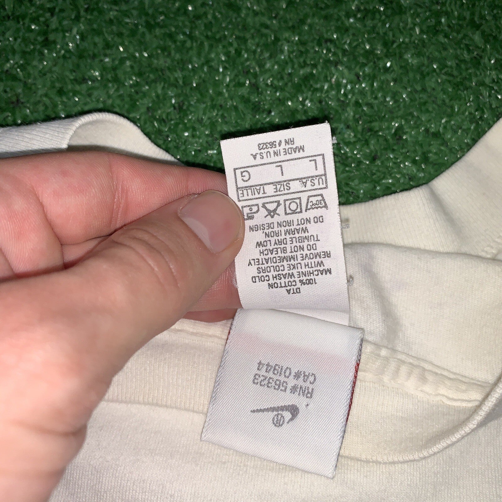 Vintage Nike T Shirt USA Rare Basic 90s Emergency Room Ball Back Tennis Gym