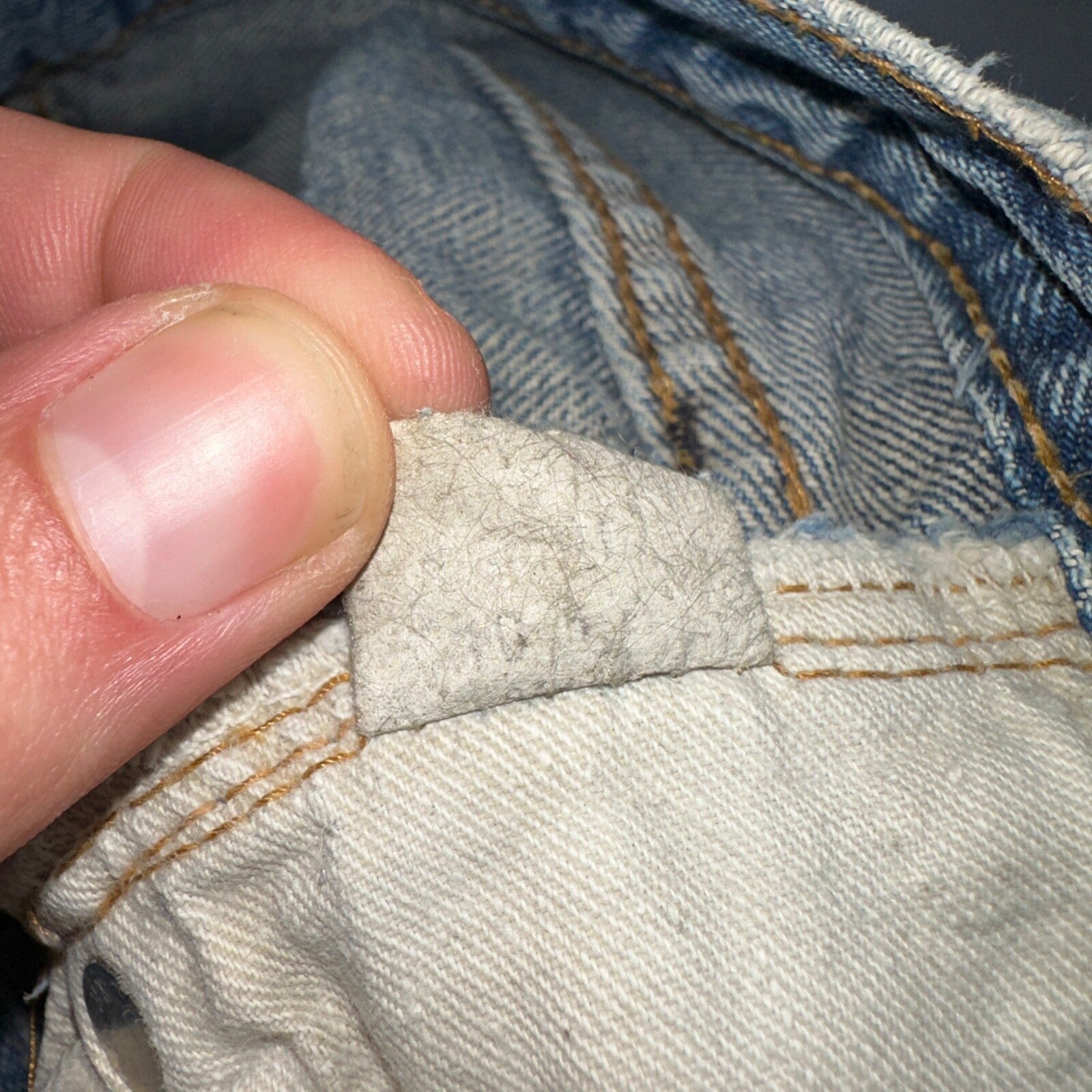 Levis 501 VTG 70s SS Redline Selvedge Jeans XX Thrashed Ripped Act 29x29