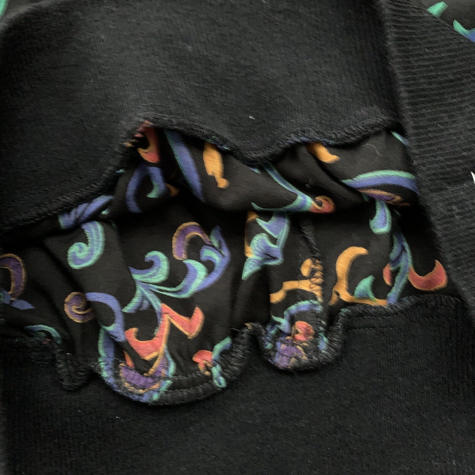 Vtg REO Originals Women's Shirt Top Blouse Rainbow Colors 80s 70s Shirt