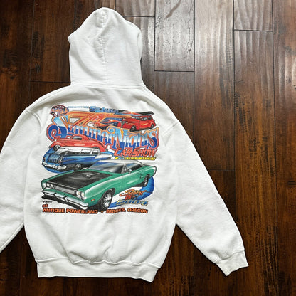 Car Show Vintage Sweatshirt Crewneck Sweater 2004 Portland Oregon Racing Cool