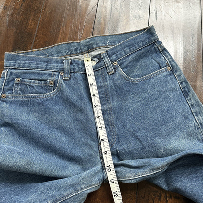 Levis Vintage 80s Redline Selvedge USA 501 XX Jeans 66 70s 32x34 Act 30x26