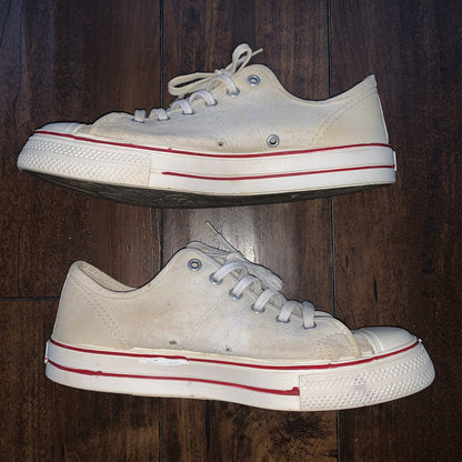 Vintage 60s 50s CONVERSE Chuck Taylor All Star Blue Label White 7 Low RARE USA