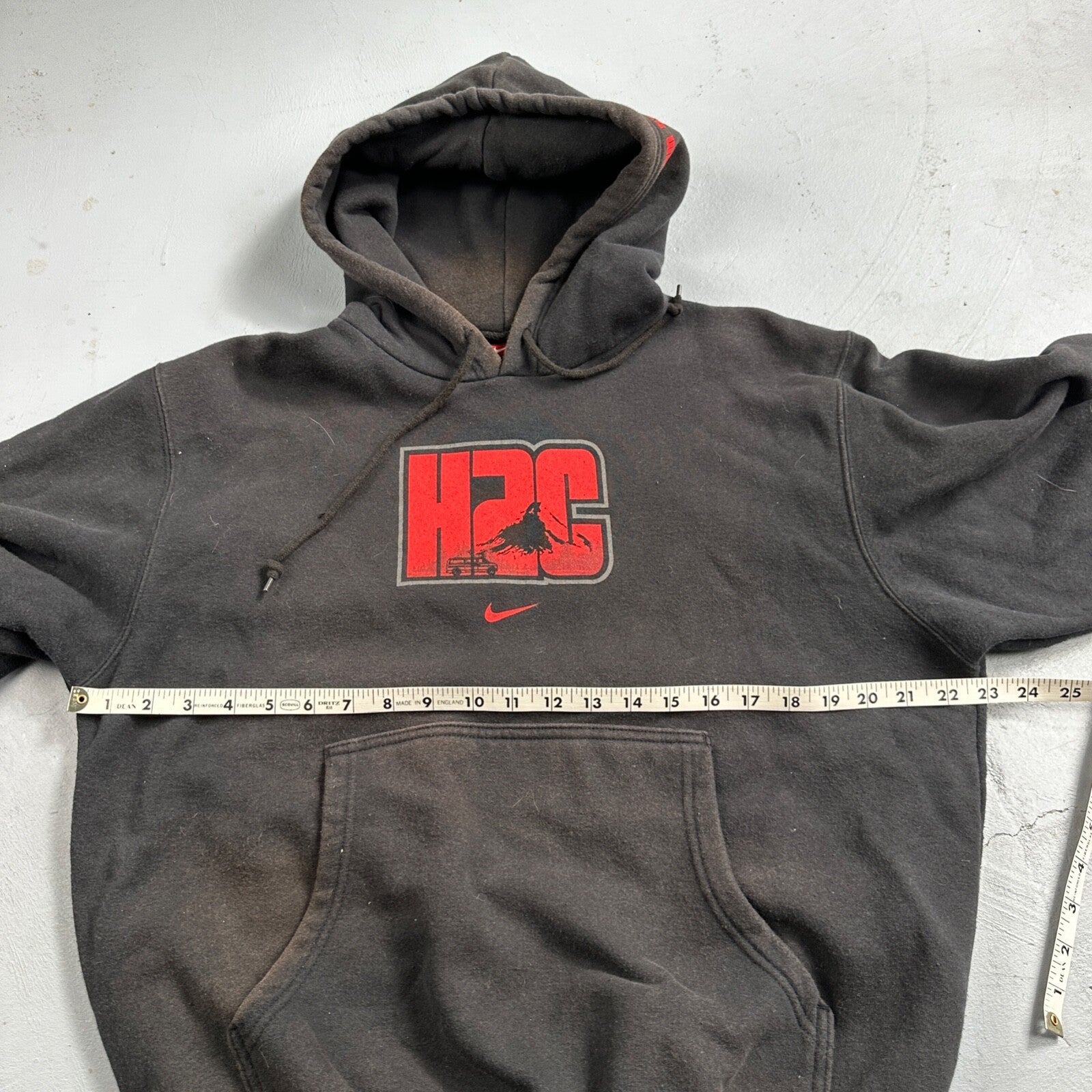 Nike Team Hood to Coast H2C Swoosh Hoodie Sweatshirt 2000s Center Swoosh Y2K