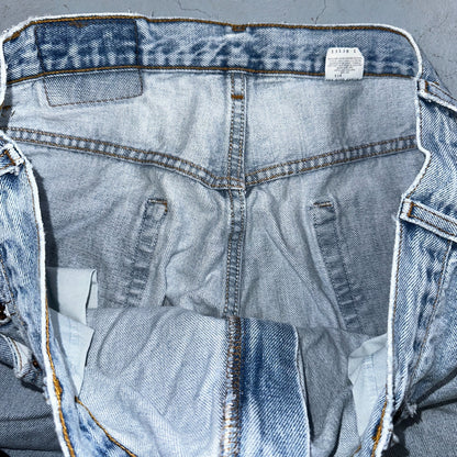 Levis 570 Jeans Mens 40x32 Blue Baggy Wide Loose Denim Pants Tapered 39x30