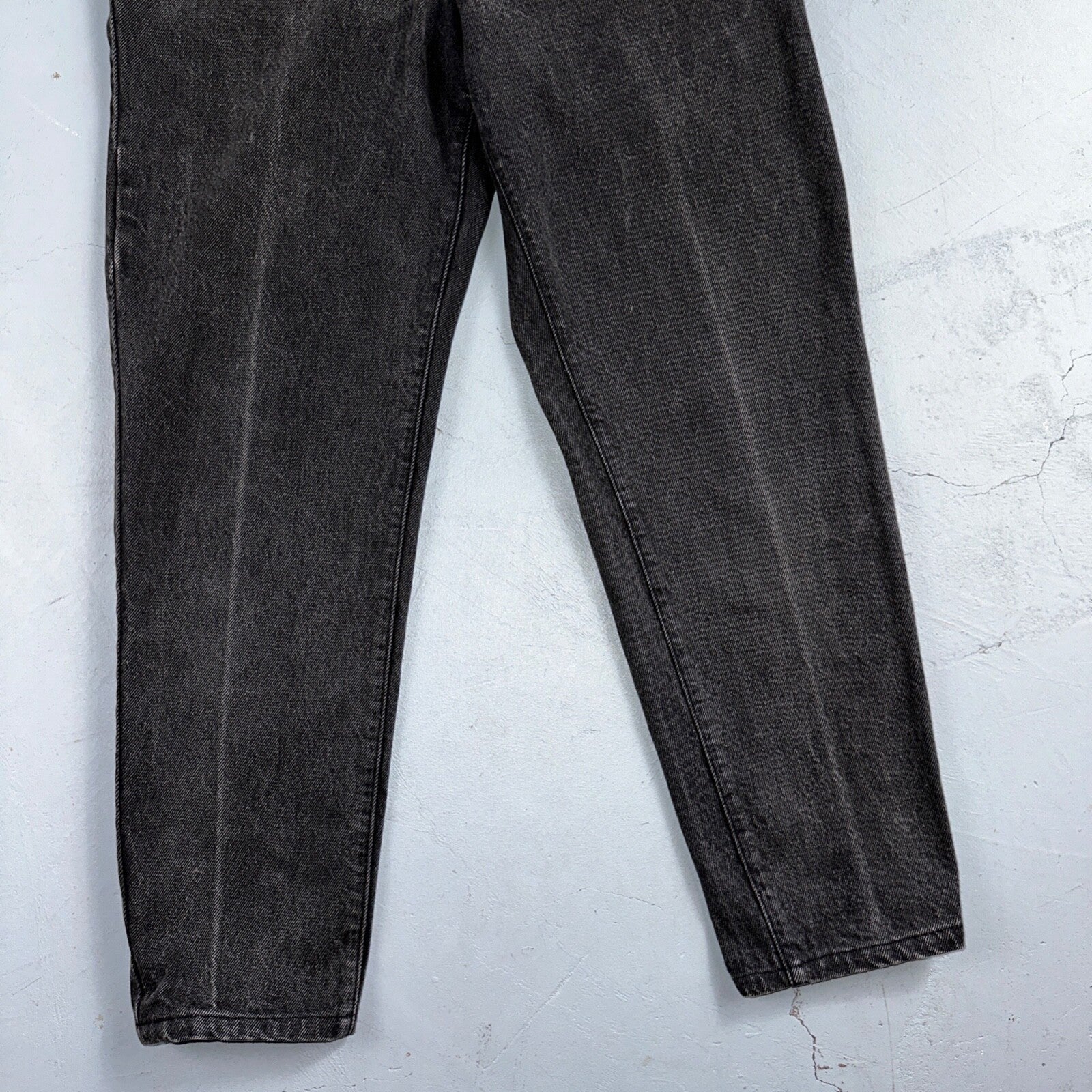 Levis 501 Vintage 90s USA XX Straight Leg Jeans Black Wash 11 Act Altered 27x26