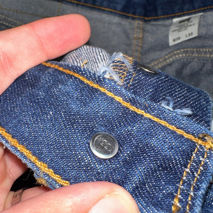Levis 501 Vintage Y2K 90s XX Straight Leg Jeans Blue Dark Wash 36x33 Act 32x26