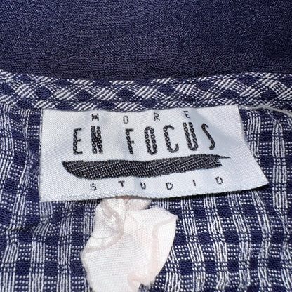 EN FOCUS STUDIO Striped Short Sleeve Side Slit Maxi Dress Blue Floral Grandmacor